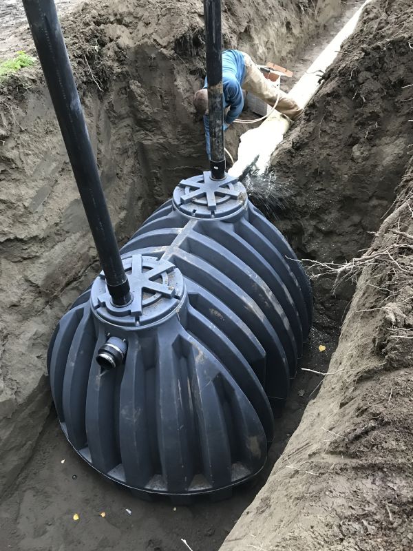 Tank Connection and Backfilling